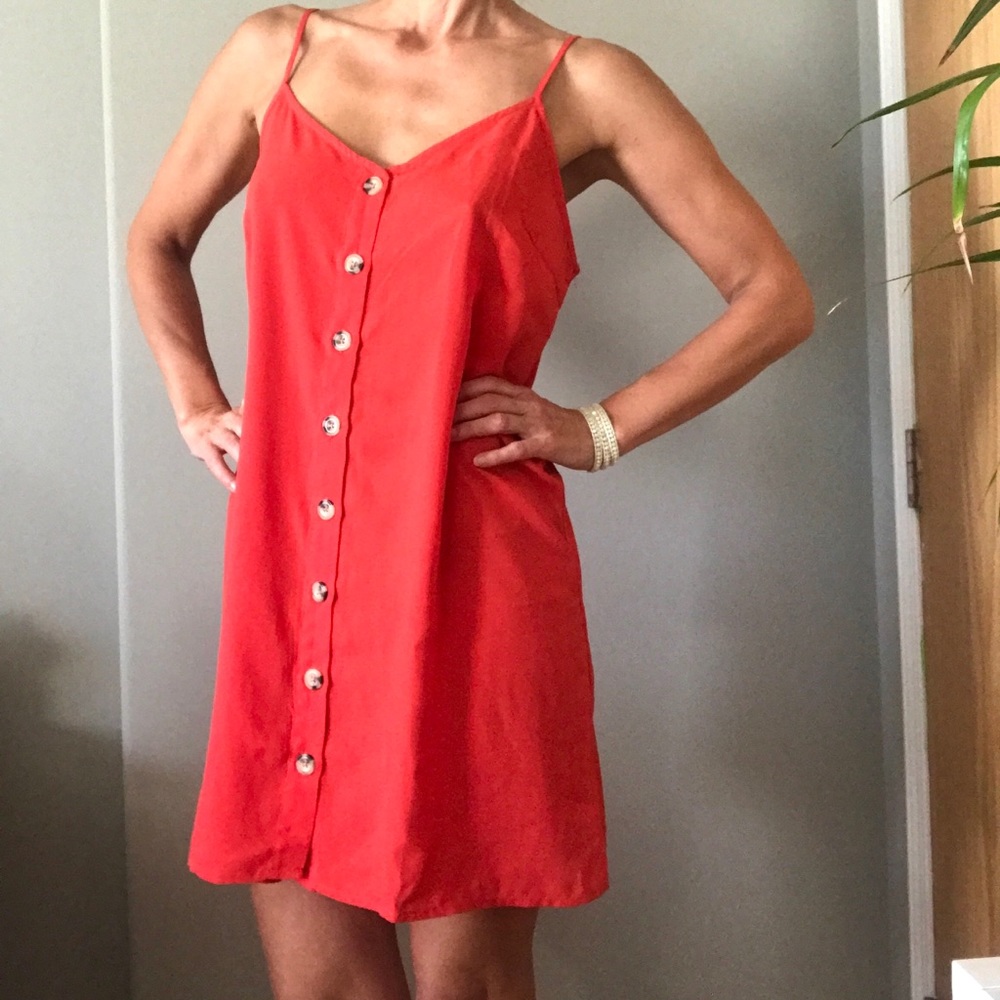 Button Front Dress - Picture 5 of 8